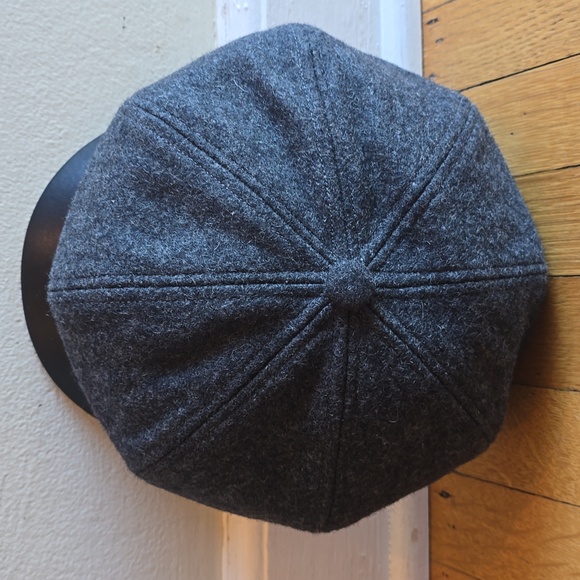 Brixton, Cabbie Newsboy Hat Cap, Gray Wool Blend, EUC, Size XS, 6 3/4 - Picture 3 of 10